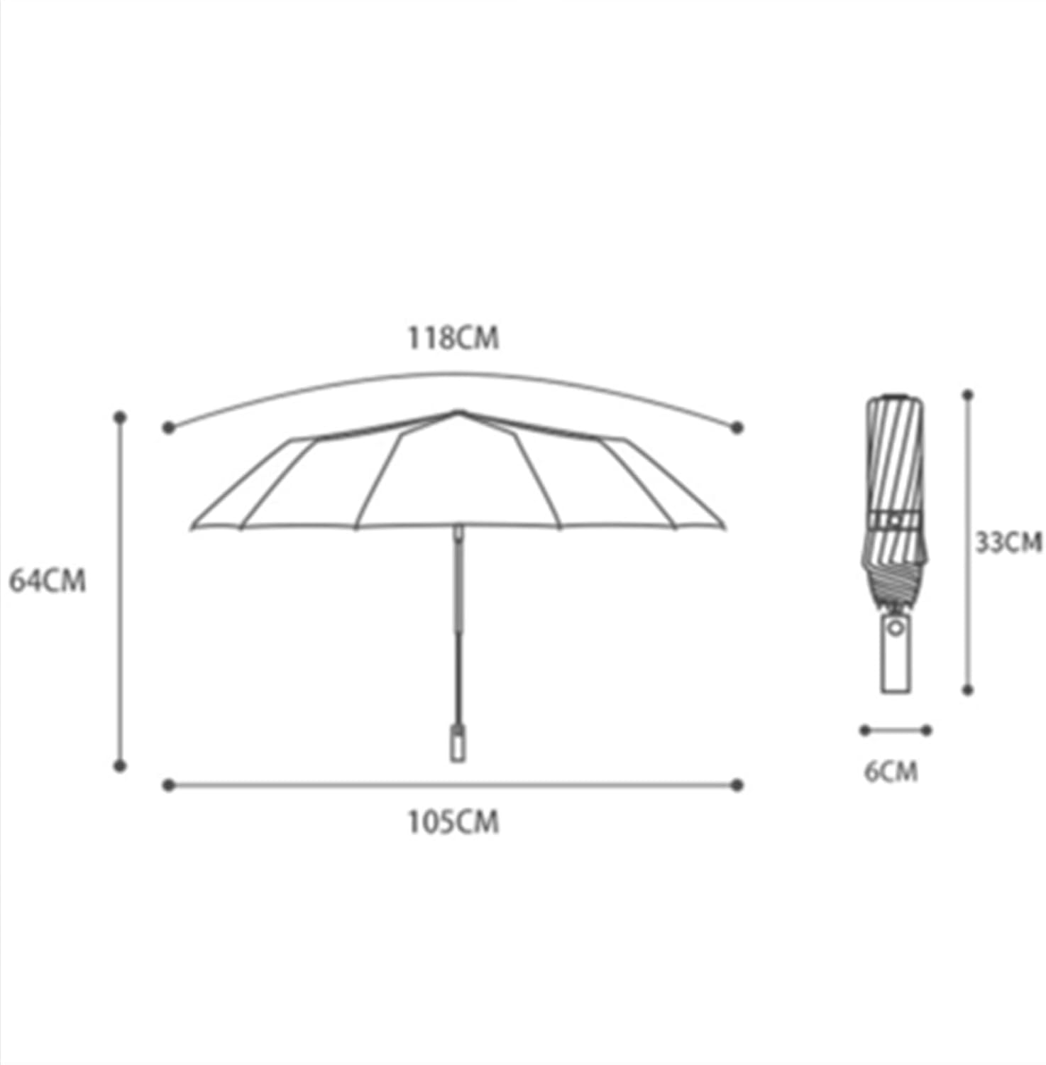 Umbrellas Fully Automatic Umbrellas Windproof Sun Rain