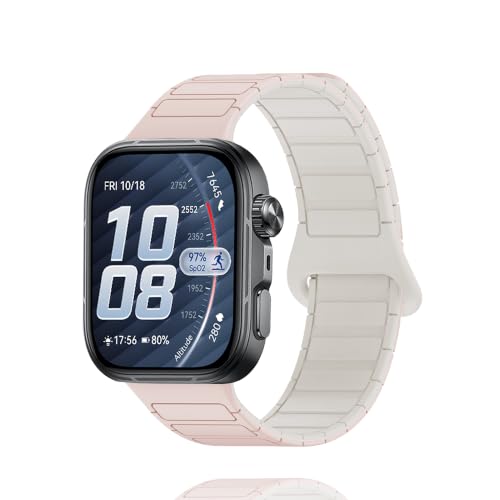 [AnnTec] For HUAWEI Watch Fit 5 Pro/Fit 5 / Fit 4 Pro/Fit 4 / Fit3 �o���h ���C�o�b�N�� �����x���g �R���p�`�u�� �t�@�[�E�F�C�o���h �����o���h �V���R���� �h�� �_�炩���ĉ��K ��������