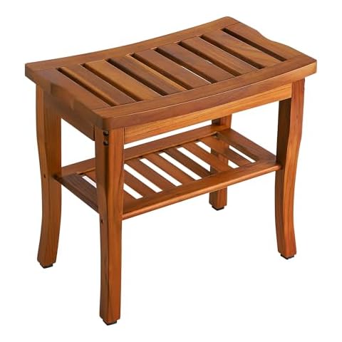 Banc de Douche VaeFae en Teck Cover