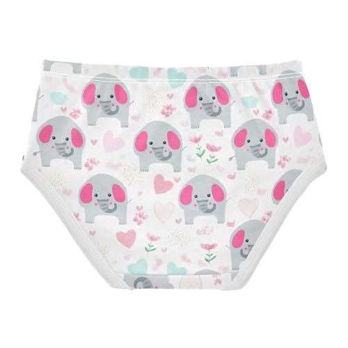 Girls' Underwear Cute Elephant Heart Toddle Brief Panties 23019332