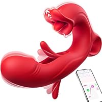 Dildo Vibratoren Sex spielzeug, Erotisches Sexspielzeug für Paare mit 7 Zungenlecken 7 Schlagmodi 7 Vibrationmodi, Anal Vibrator Leise Bohrermaschiene Innovative Klopf-Technologie mit Hohlstruktur