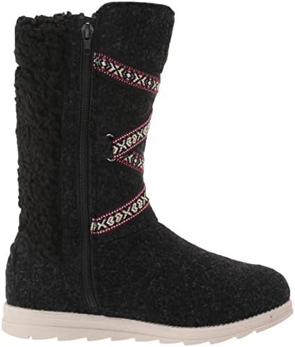 MUK LUKS womens Pull Fashion Boot, Black Heather, 7 US | Image 5
