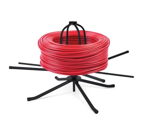 YAGEANNL Kabeldispenser voor vloerverwarming, buis max 300 kg draagkracht 600 m rollengte, buishaspel afroller voor buizen 16-32 mm