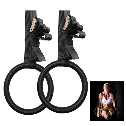 Argola Suspensão Preta Cross Ginástica ABS, Odin Fit