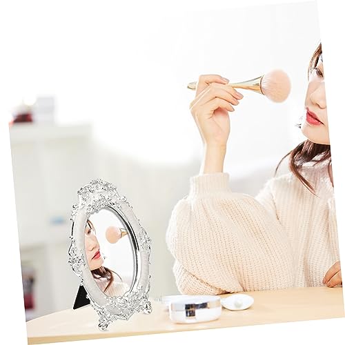 IMIKEYA 2 Peças Espelho Antigo Retrô Espelho Decorativo Rústico Arco Espelho De Parede Espelho De Ma