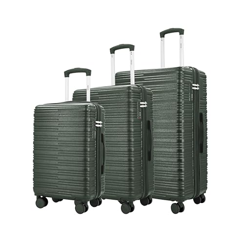 Image of IZOD Romeo 3 Piece Expandable Hardside Luggage Set, Forest