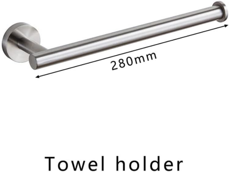 Round Bathroom Accessories Stainless Steel Brushed Toilet Paper Holder Towel Ring Robe Hook Towel Rail Bar Bathroom Hardware,Towel Holder,China