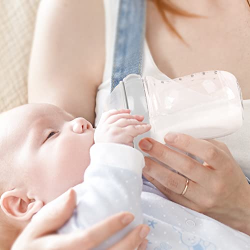Haakaa Natural Glass Baby Bottles For Baby Feeding, Anti-Colic, Wide Neck, Bpa Free (6.3Oz/180Ml, 6+ Months, 1 Pc) #TOP2