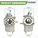 partszen 1016441-01 Carburetor Fuel Pump Kit for Kawasaki FE350 Engine for Club Car DS, Precedent, Turf, Carryall Models, Carryall Golf Cart 1996-Up OHV Replace 1018059-01 1019059-01 1035245-01 Parts