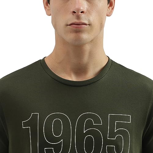 Image of UNITED COLORS OF BENETTON Men's Solid Regular Fit T-Shirt