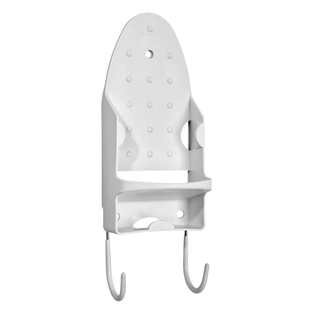 Supporto per Ferro da Stiro a Parete, ASSE da Stiro da Parete, 16,9 Pollici x 5,5 Pollici x 4,72 Pollici - Bianco
