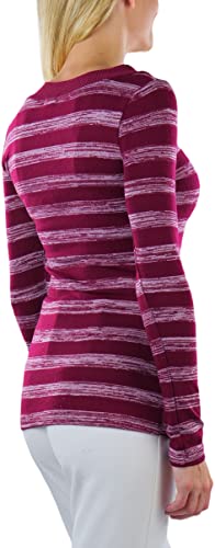 Image of ToBeInStyle Women's Classic Long Sleeve V-Neck Pullover Sweater