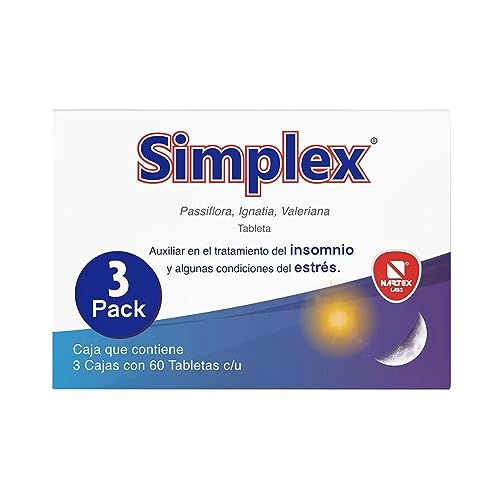 Vitamínicos, Tabletas Para El Insomnio Simplex 3 Pack
