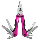 The Original Pink Box 14-In-1 Multi-Tool, Pink | Aluminum Body with Versatile Stainless Steel Tools, Perfect for DIY, Home, Camping, Everyday Life