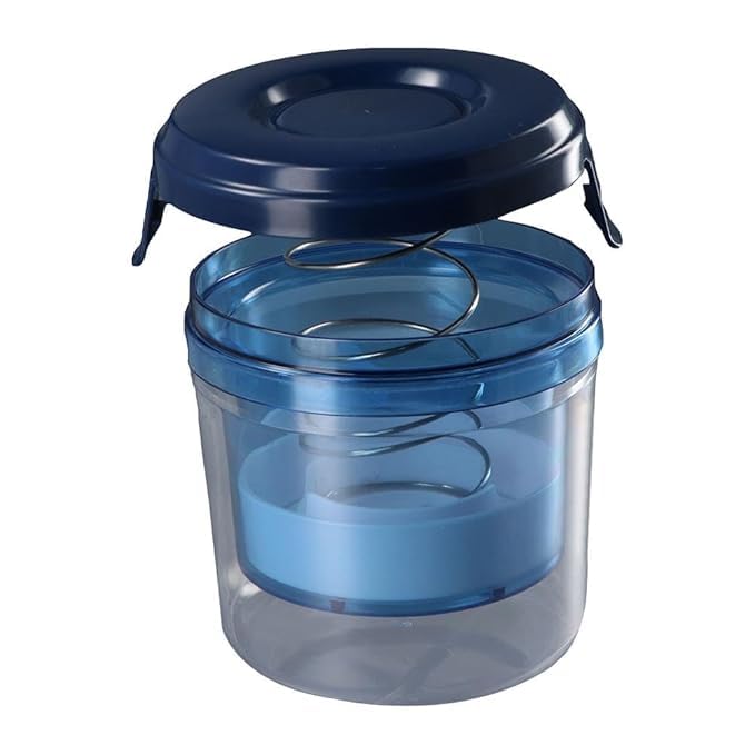 Yogurt Strainer with Lid, 3 Level Adjustable Pressure, Yogurt Maker for Thick Creamy Homemade Dry Yogurt, Holds, Steel Filter Soy Milk Nut Usage Food Strainer (1)