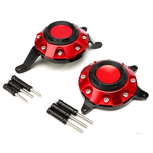 Garde protecteur Kawasaki Z1000 contre les fissures de carter moteur rouge