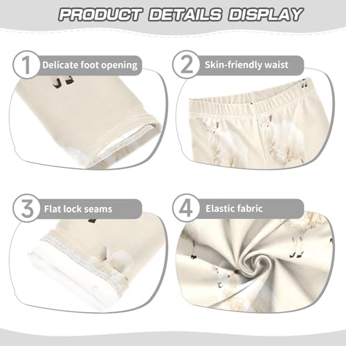 Bolaz Toddler Girls Leggings Printed Yoga Pants Leggings Sheep for Kids3