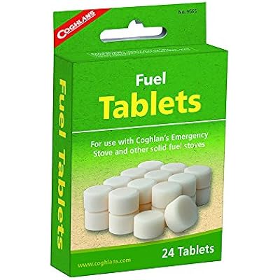 Coghlan's Emergency Camp Stove Multi, One Size & Fuel Stove Tablets, 24-Count