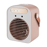 Fxzqgnh Ar condicionado portátil, climatizador, ventilador com névoa, silencioso, umidificador para sala estar, cozinha, mesa trabalho ou dormitório.