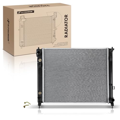 A-Premium Engine Coolant Radiator Assembly with Transmission Oil Cooler Compatible with Nissan Versa 2012-2019, Versa Note 2014-2019, Micra 2015-2019, L4 1.6L, Automatic Trans. by A-premium - Used condition - CA$144.10