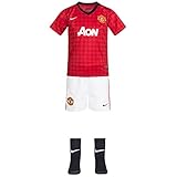 Nike Baby Trikot Manchester United Infants Kit, Diablo red/Black/White, 24-36, 479276-623