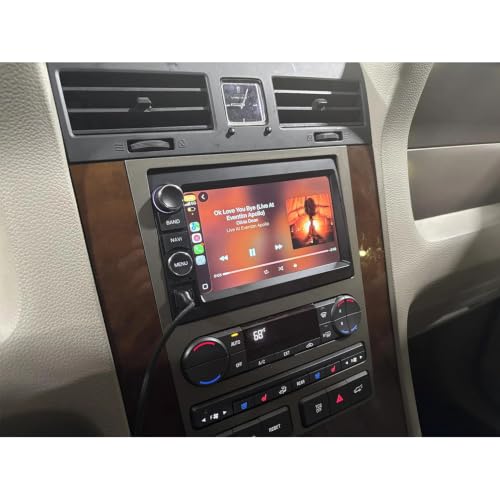 Image of 4+64G Double Din Car Radio for Ford F150 2004-2008, 4 Core 7 Inch Android 14 Touch Screen Car Stereo for Ford F150 with Wireless Carplay Android Bluetooth GPS Backup Camera WiFi DSP SWC FM /RDS