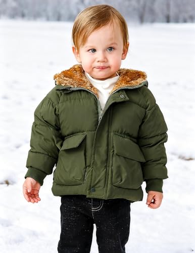 Image of BFUSTYLE Baby Coat 6M-5T Winter Clothes Toddler Boy Girl Jacket with Hood