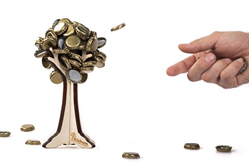 Magnetischer Baum aus Zirbenholz – Partyspiel für Biertrinker - 7