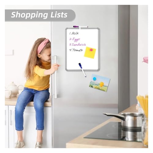 Mini tableau blanc pour casier mural et réfrigérateur avec marqueurs - 2