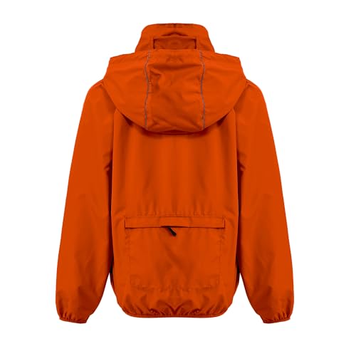 Image of Women's Lightweight Waterproof Jacket Packable Windbreaker Running Coat