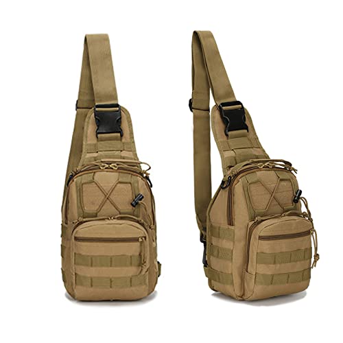 Morrales tácticos tipo sling para camping y ciclismo