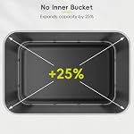 EKO 21 Gallon Touchless Motion Sensor Kitchen Trash Can, Matte Black - Image 4