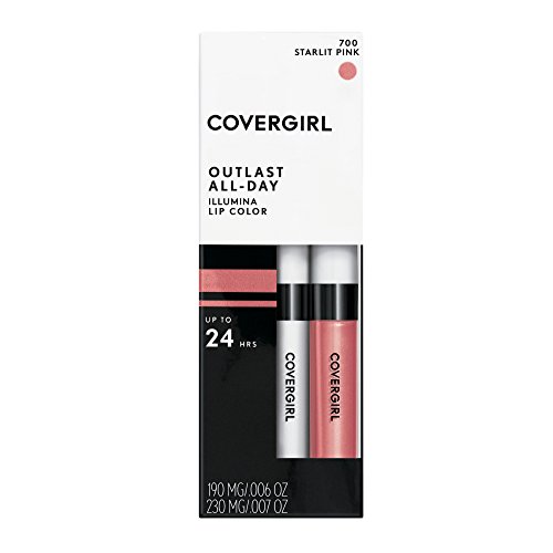 Covergirl Outlast Illumia All-Day Moisturizing Lip Color, Starlit Pink .13 Oz (4.2 G) #TOP1