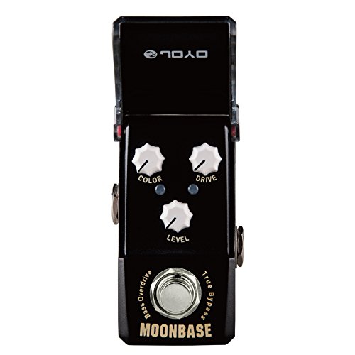 Joyo JF-332 Moonbase Pédale d’overdrive pour basse - Les Beatles, Paul McCartney, John Lennon, RIngo Starr, George Harrison Joyo JF-332 Moonbase Pédale d'overdrive pour basse