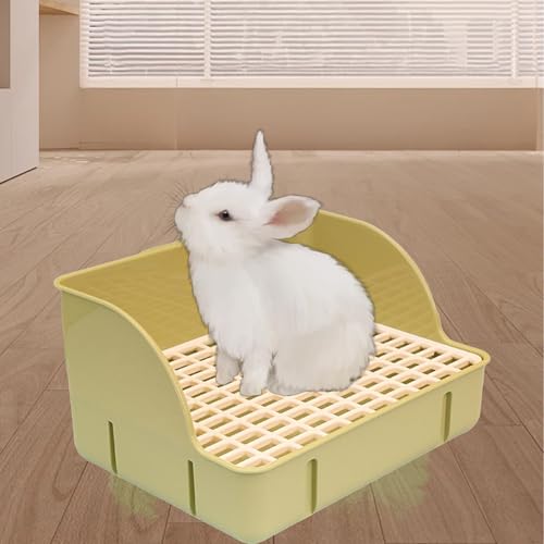 Caja de arena para conejos ideal para mantener limpia la zona de juego 6