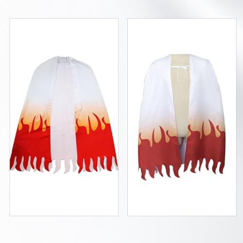 MeYuxg Kyojuro Rengoku Cosplay Anime, Cosplay Demon Kimono Cape Costume Démon Hashira Halloween Carnaval - M – vue 4