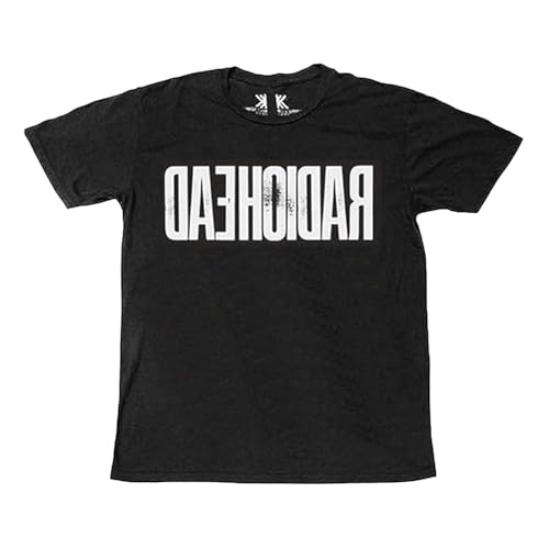 Heroes Inc. Radiohead Daehoidar T-Shirt (UK, Alpha, XXL, Regular, Regular, Charcoal)