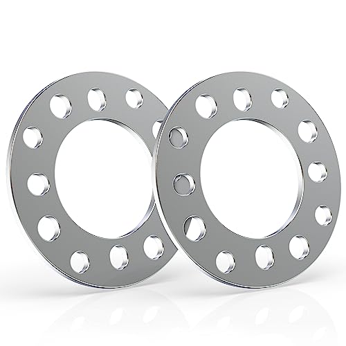 MZS Wheel Spacers 1/4 6mm Thick 4x98 4x100 4x4 / 4x101.6 4x4.25 / 4x108 4x4.5 / 4x114.3 - FitM10 M12 M14 1/2 7/16 Thread Pitch Universal Spacers
