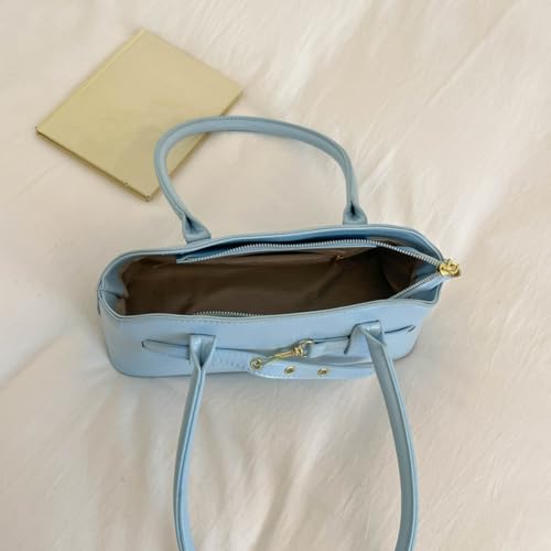 Bolso de mujer de piel sintética con cierre de cremallera seguro y amplio espacio interior 3