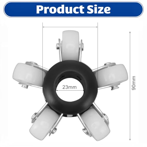 Kamera-Führungsräder, Langlebige Führungsräder, Schutzhülle, Geeignet für 23-mm-Rohre und Kameras Zur Erkennung von Abwasserrohren