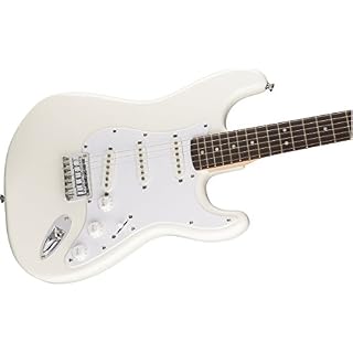 Fender Bullet Stratocaster HT, Touche De Laurier, Blanc Arctique 371001580 - Les Beatles, Paul McCartney, John Lennon, RIngo Starr, George Harrison Fender Bullet Stratocaster HT, Touche De Laurier, Blanc Arctique 371001580 – Image 4