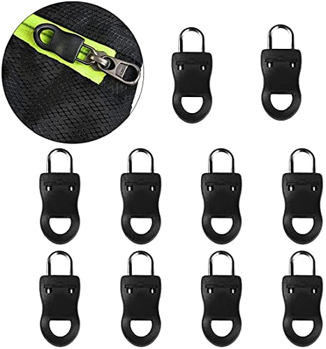 10 peças de abas de zíper removíveis puxadores de zíper DIY fixador de zíper para roupas ou bolsas,
