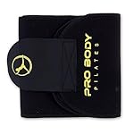 ProBody Pilates Waist Sweat Band for Women and Men, Sweat Waist Trimmer Belt for High-Intensity Training, Waist Trainer