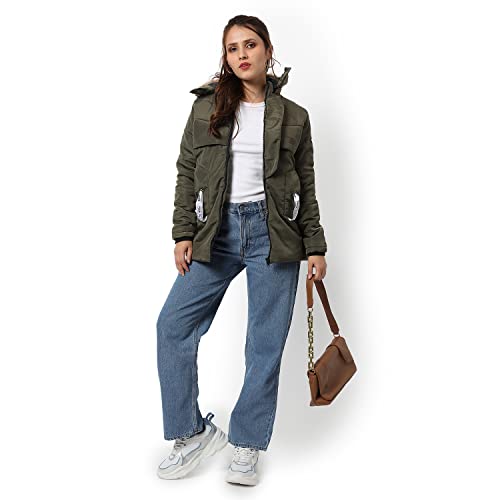 Image of PINACOLADA Women Side Designed Zip Opener Jacket