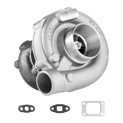 VEVOR Turbocompresseur avec kit de joints, remplacement de turbo pour moteurs de voiture, compatible avec les cylindrées de moteur de 1,5 L à 4,0 L, résistant à la chaleur avec turbine en alliage K418