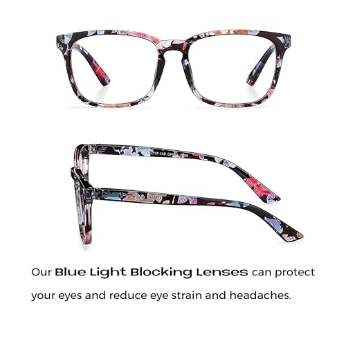 Image of Readerest Blue Light Reading Glasses - Lightweight Computer Glasses w /Spring Hinges - UV Protection, Anti Glare & Eye Strain
