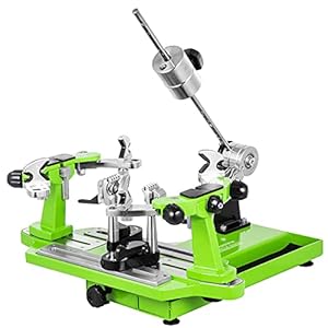 Tennis Stringing Machine Tabletop Tennis Racket Stringing Machine Tennis Stringer Racquet Stringing Tools Crank Stringing Machine Restring Machines with Tools for Tennis Badminton Grenn Color Tool