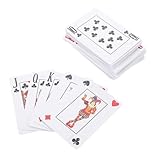 VERDANVERSE 点字トランプ 大きな印刷カード 携帯便利 多機能ゲーム対応 視覚障がい者向け娯楽用品