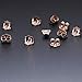 Earring Backs 18K Rose Gold Earring Backings Hypoallergenic Butterfly Ear Extra Post Findings Safety for Studs (18K Rose Gold)