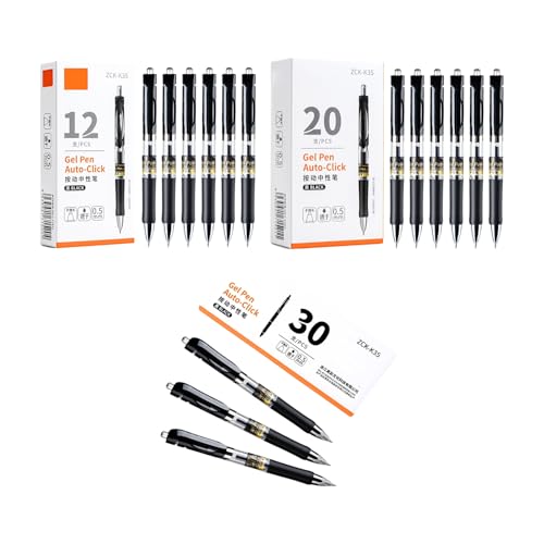 Stylo écriture quotidienne encre noire séchage rapide rétractable
